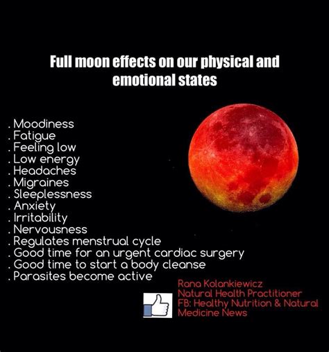 Does full moon affect health?