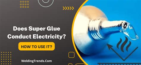 Does glue affect electricity?
