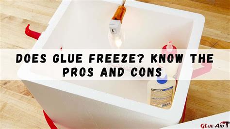 Does glue harden in the freezer?