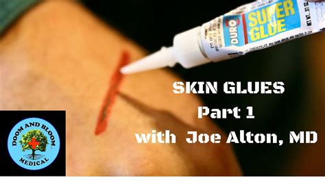 Does glue leave a scar?