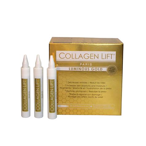 Does gold stimulate collagen?