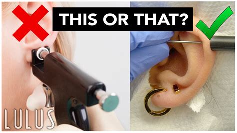 Does gun or needle nose piercing hurt more?