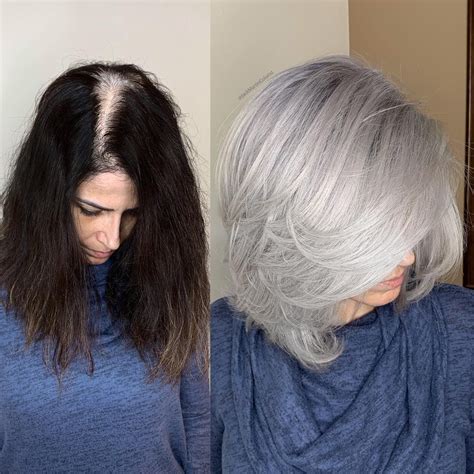 Does hair dye stick to grey hair?