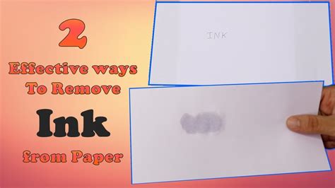 Does hand sanitizer remove ink from paper?