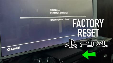 Does hard reset delete PS4?