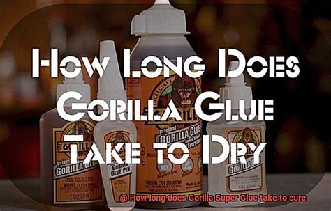 Does heat help Gorilla Glue cure?