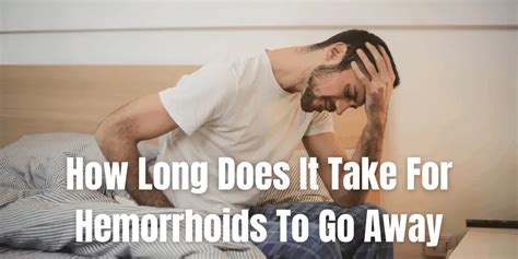 Does hemorrhoids go away over time?