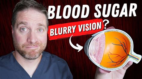 Does high sugar cause blurred vision?