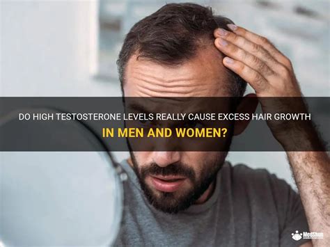 Does high testosterone cause thick hair?