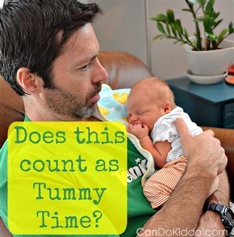 Does holding baby count as tummy time?