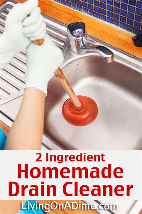 Does homemade drain cleaner work?