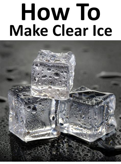 Does hot water make clear ice?