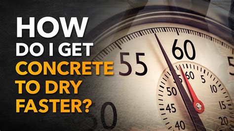 Does humidity make concrete dry faster?