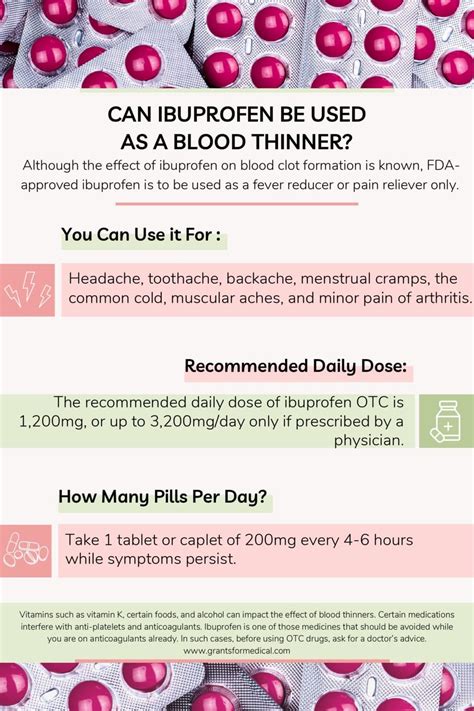Does ibuprofen thin your blood?