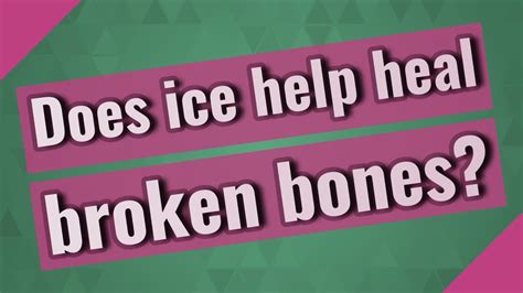 Does ice help heal ligaments?