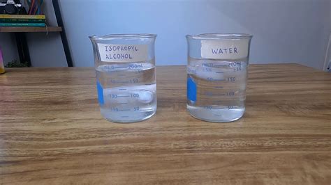 Does ice melt faster in water or rubbing alcohol?