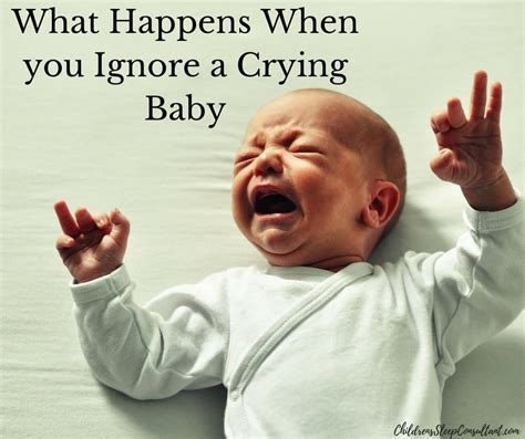 Does ignoring crying work?