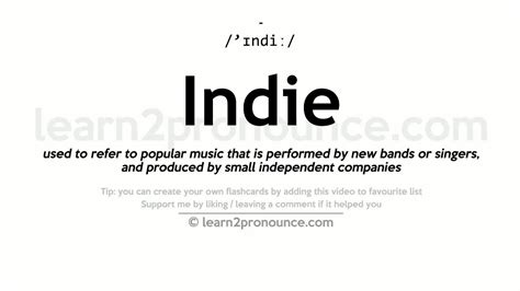 Does indie mean small?