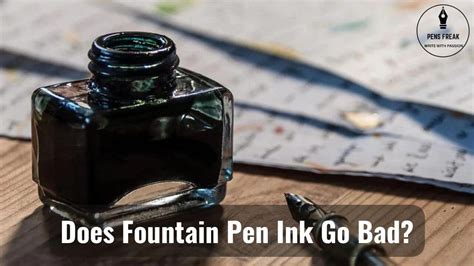 Does ink go bad?