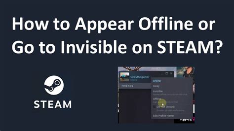 Does invisible on Steam show offline?