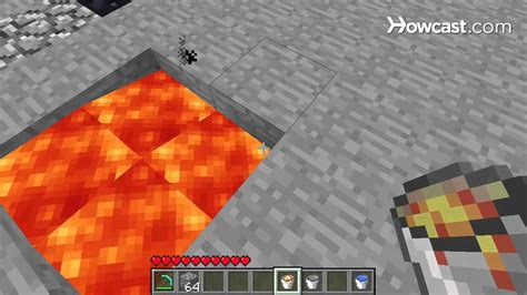 Does iron burn in lava Minecraft?