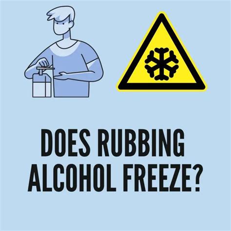 Does isopropyl alcohol freeze?