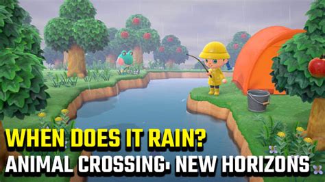 Does it ever rain in Animal Crossing?