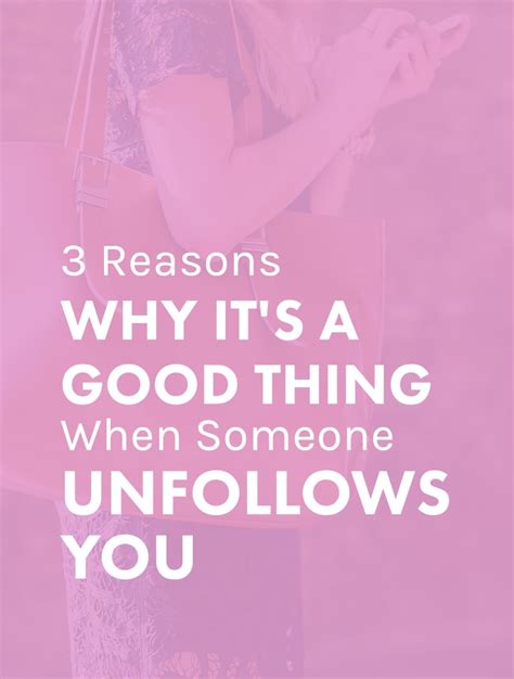 Does it hurt when someone unfollows you?