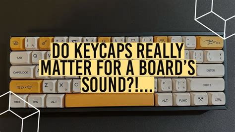 Does keycaps matter?