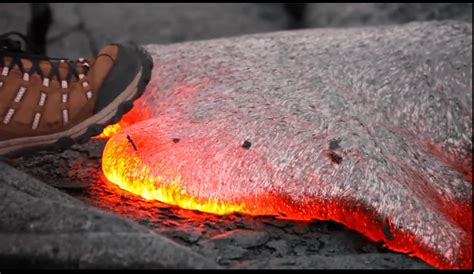 Does lava burn gold?