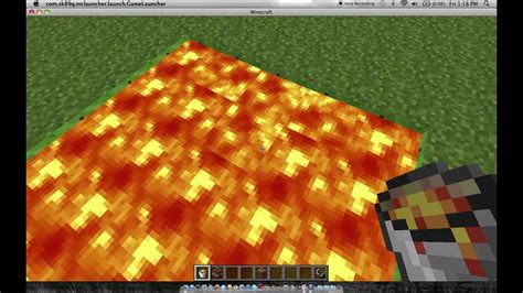 Does lava set TNT on fire?