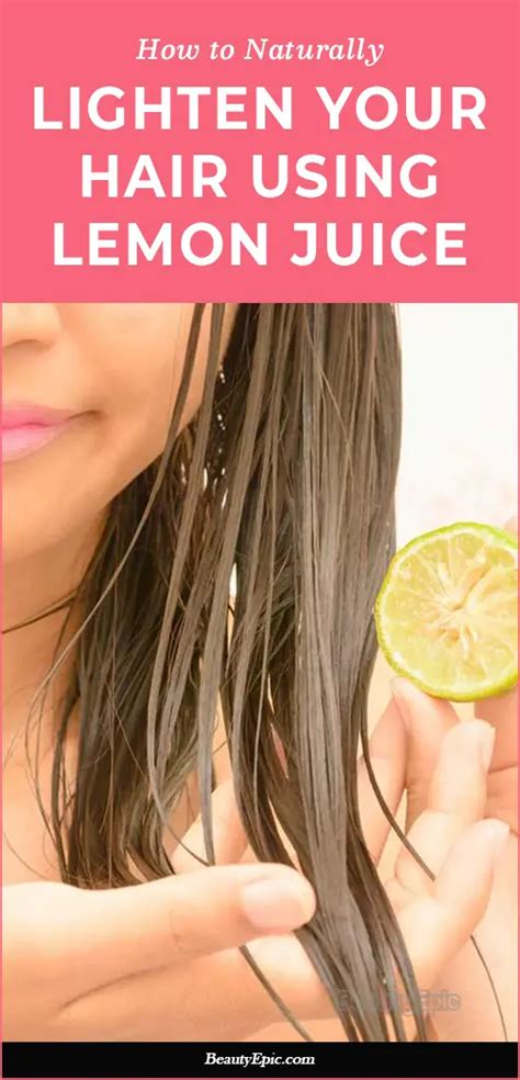 Does lemon juice alone lighten hair?