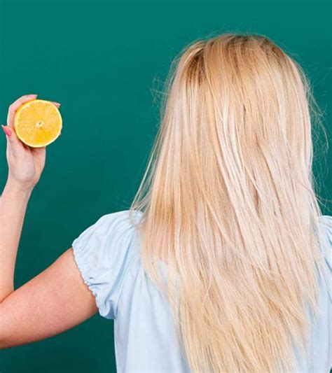 Does lemon make your hair blonder?