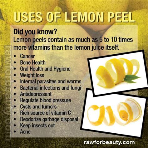 Does lemon peel burn fat?