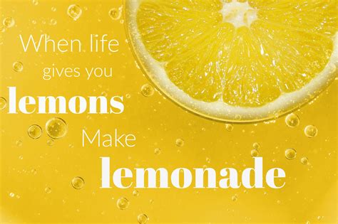 Does lemonade make you happier?