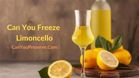 Does limoncello freeze?