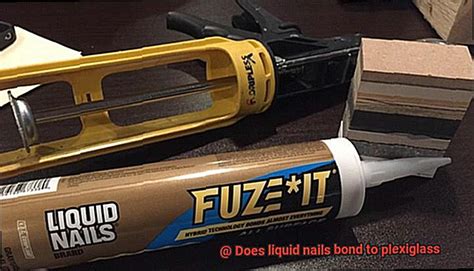 Does liquid nails bond to glass?