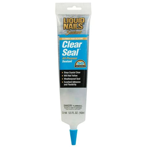 Does liquid nails seal water?