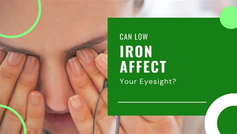 Does low iron affect your face?
