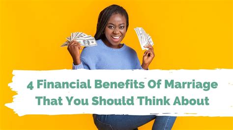 Does marriage benefit financially?