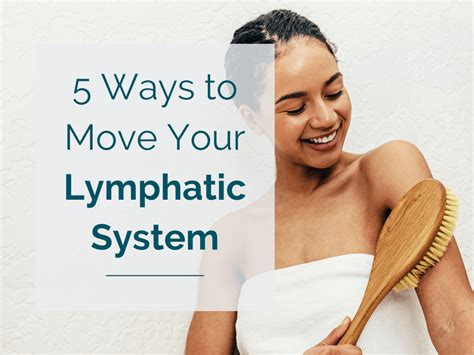 Does massage move lymph?