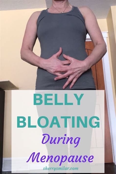Does menopause bloating go away?