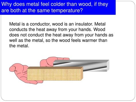 Does metal get colder than air?