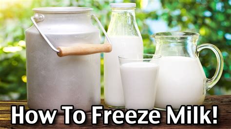 Does milk freeze faster?