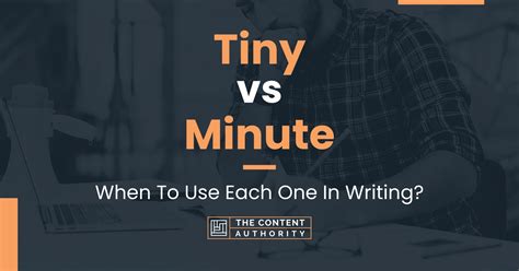 Does minute mean tiny?