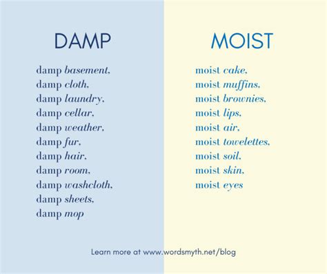 Does moist mean wet?