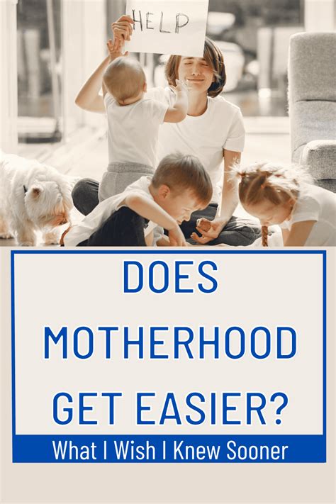 Does motherhood get easier?