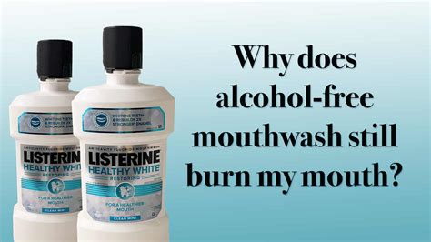 Does mouthwash burn because it's killing germs?