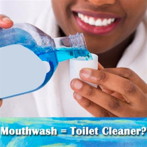 Does mouthwash clean toilets?