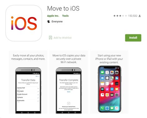 Does move iOS transfer Apps?